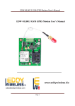 EDW-ML8013 GSM GPRS Modem User Manual