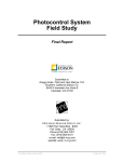Photocontrol System Field Study Final Report