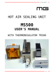 MANUALE TR500/501