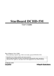 StarBoard DCHD-5M User`s Guide