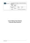 CWT Data Upload and Reporting FAQ Document