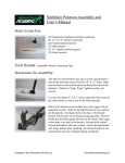Stabilizer Pontoon Assembly and User`s Manual