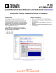 AN-905 VisualAnalog™ Converter Evaluation Tool Version