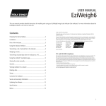 EziWeigh6 User Manual (EN) - Tru-Test