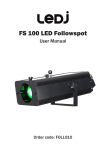 FS 100 LED Followspot