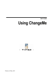 ChangeMe User`s Manual