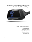 Virtual Reality Xplorer - The University of Texas at Arlington