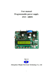 ZXY6005S User manual