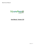 MyUnivera Manual User Manual