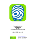 Fingerprint Identity User Manual for the Griaule Biometric