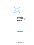 Agilent 490 Micro GC Biogas Analyzers User Manual