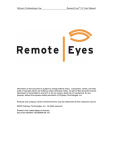Odyssey Technologies, Inc. Remote Eyes 5.5 User Manual