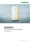 SG50K3 PV Grid-Connected Inverter User Manual Sungrow Power