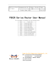 F8X25 Series Router User Manual - Four