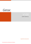 Getac V100 User Guide Manual - Downloaded from LpManual.com