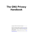 The GNU Privacy Handbook