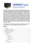 User Manual - Vertex Temperature Controllers Home Page