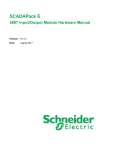 SCADAPack E 5607 I/O Hardware Manual