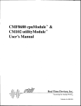 CMF8680 and CM102 MANUAL - RTD Embedded Technologies, Inc.