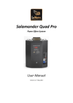 Salamander Quad Pro Manual(Download)