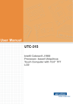 User Manual UTC-315