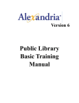Public Library Basic Training Manual