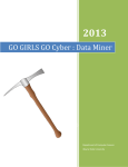 GO GIRLS GO Cyber : Data Miner - Chandan Reddy