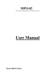 User Manual - electron.sk