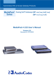 LTRT-65105 MediaPack H.323 User`s Manual Ver 4.6