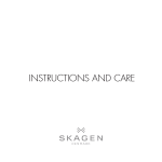 InstructIons and care