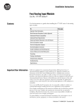 Fast Analog Input Module