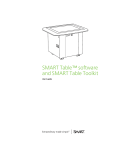 SMART Table Software User`s Guide