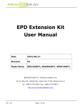 EPD Extension Kit User Manual