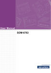 User Manual SOM-6763