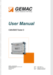 User Manual CAN