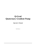 Q-Grad Quaternary Gradient Pump