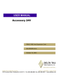 ^1 USER MANUAL ^2 Accessory 24V