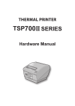 THERMAL PRINTER TSP700II SERIES Hardware Manual