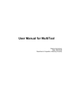User Manual for MultiTool
