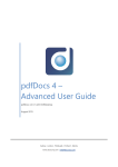 pdfDocs 4.2 - Advanced User Guide
