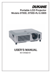 USER`S MANUAL - Projector Central