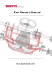 Kart Owner`s Manual