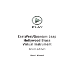 Hollywood Brass Manual - Silver Edition - Soundsonline