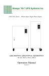 TN31 Series 10-20kVA user manual V2,1