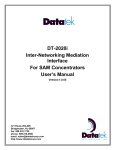 DT-2020i Inter-Networking Mediation Interface For SAM