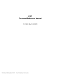 CRC Technical Reference Manual