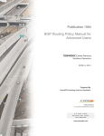 BGP Routing Policy Manual for Advanced Users