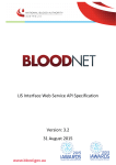 BloodNet - LIS Interface Specification