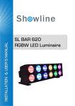 Showline SL BAR 620 User Manual