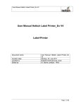 User Manual Hettich Label Printer_En V4 Label